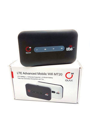 Mini router nero di 4G Wifi con il modem di Sim Card Slot Portable Wifi