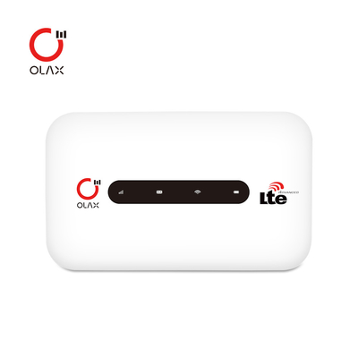 Modem 4G Sim Router Portable Mobile WiFi 150mbps bianco per OLAX all'aperto MT20
